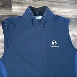 Vineyard Vines Jim Nantz Vest Men XL Pebble Beach Softshell Golf Performance